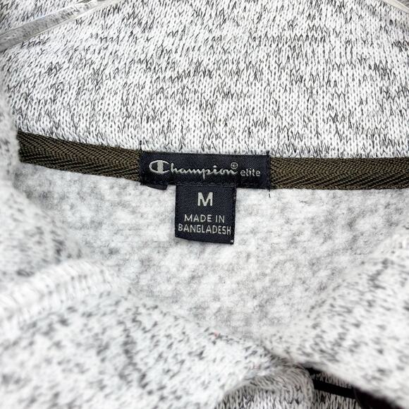 Champion Gonzaga Bulldogs Gray Button Sweater M - Picture 4 of 5